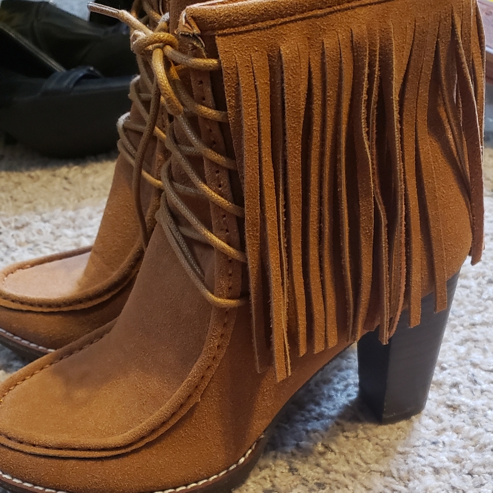 Camel colored boots